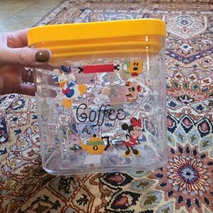 Reserved For @foxcris Disney Storage Container with Yellow Lid